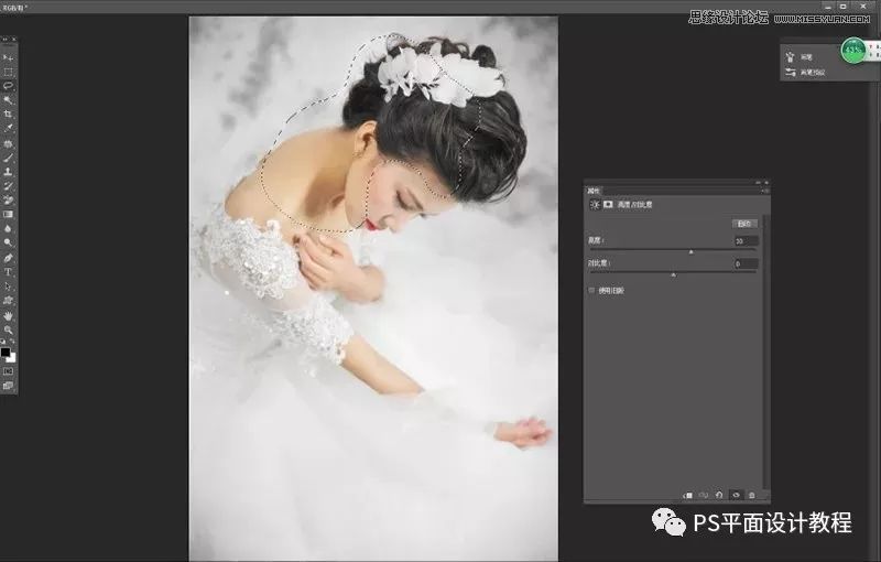 婚纱照ps后期注意事项,婚纱照ps背景虚化怎么修