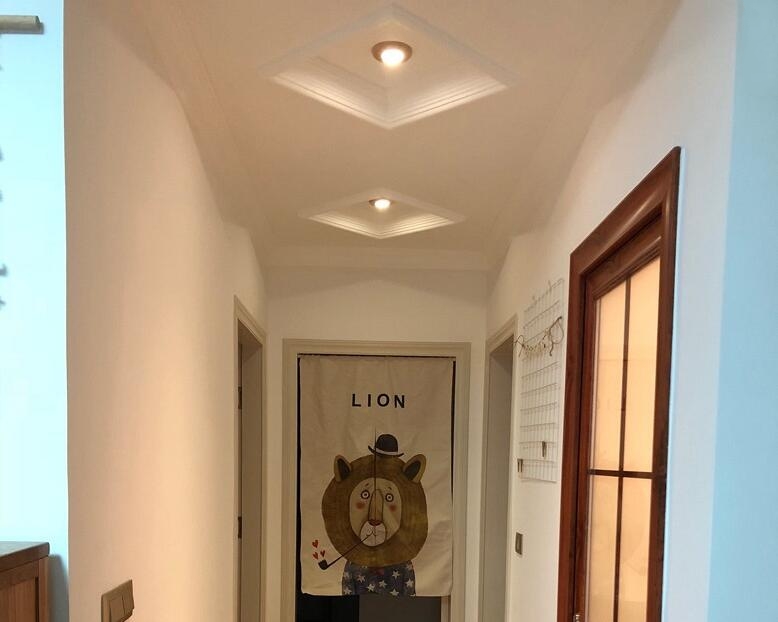 室内77平方三房小户型原木风,原木风格三房简单大气