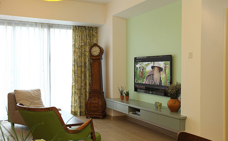 小户型轻奢风套内67平方三房两卫,繁华都市中的一处静谧