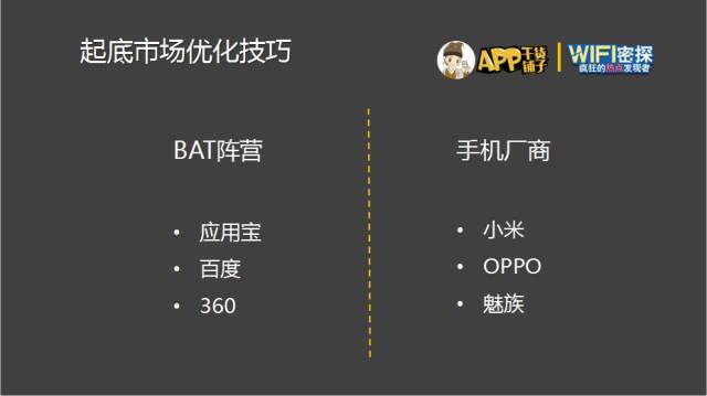 干货沙龙最全图文版|六大应用市场玩法子木带你大起底