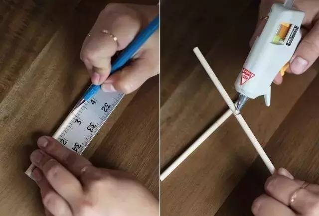 用毛线和竹棍编十字架,木棍编织方法图解