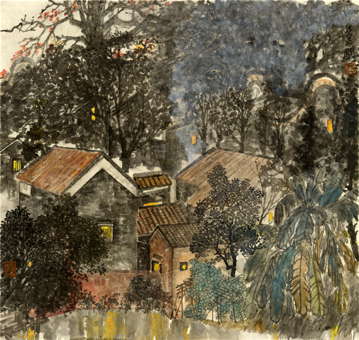 莫闲的作品,莫闲画家