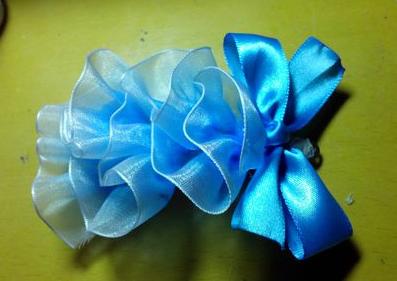 如何用丝带编蝴蝶结发卡,丝带diy蝴蝶结发卡图片教程