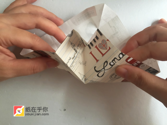 纸在乎你手工折纸：牛奶盒视频图解教程