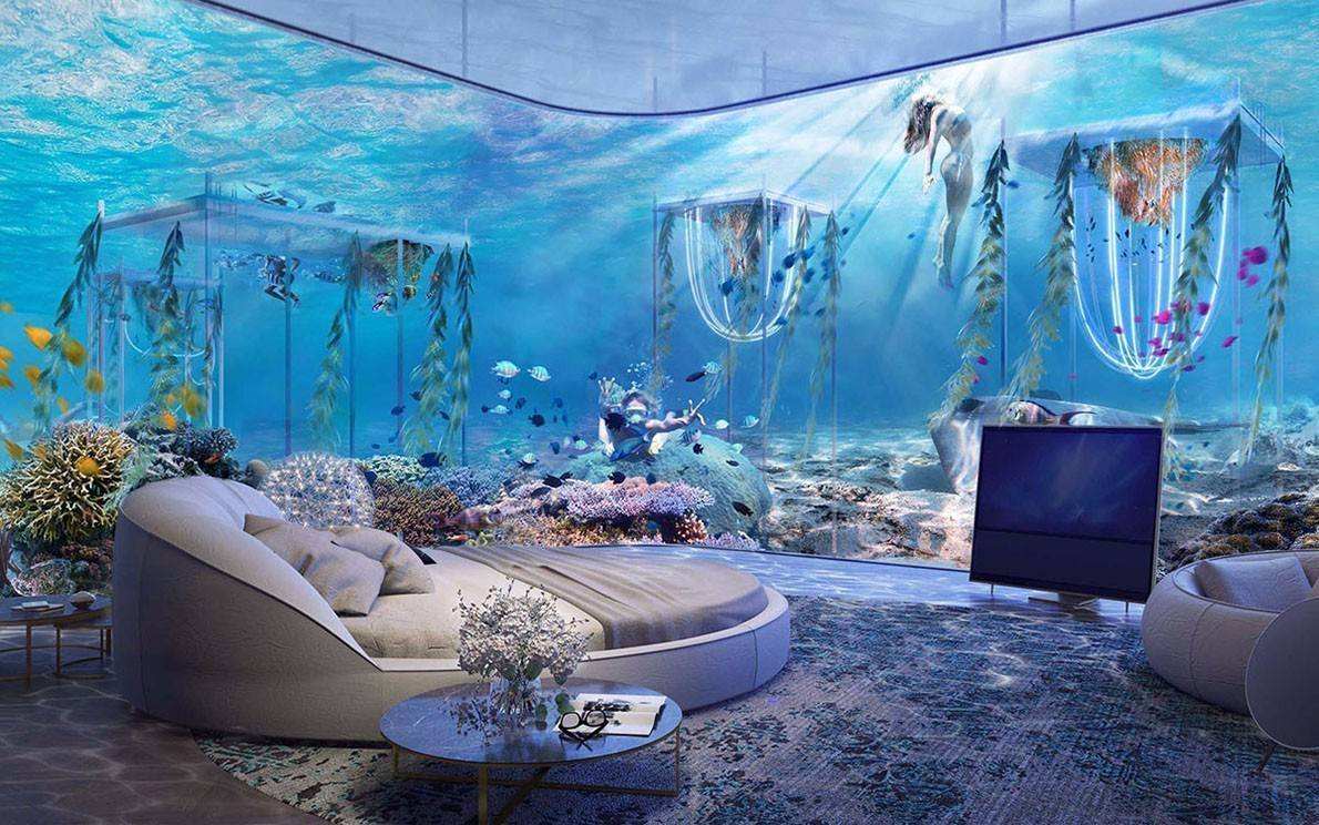 迪拜水下10星级酒店,沉浸式入住迪拜海底酒店