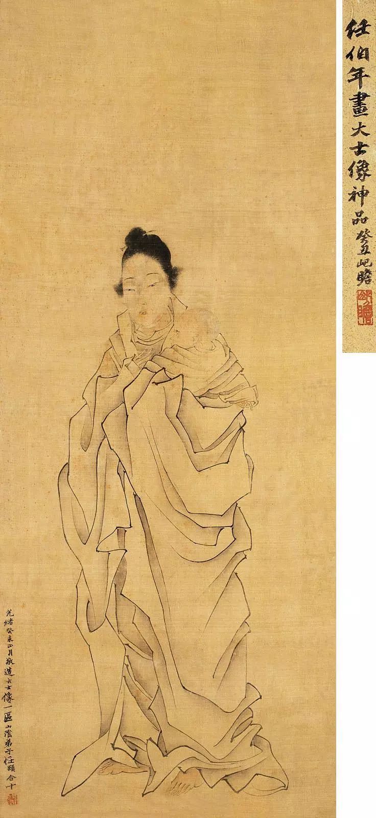 线条无人超越的大师任伯年 (任伯年线条作品)