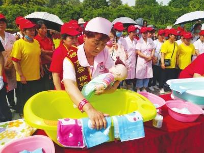 兰州市举办家庭服务“最美月嫂”职业技能大赛