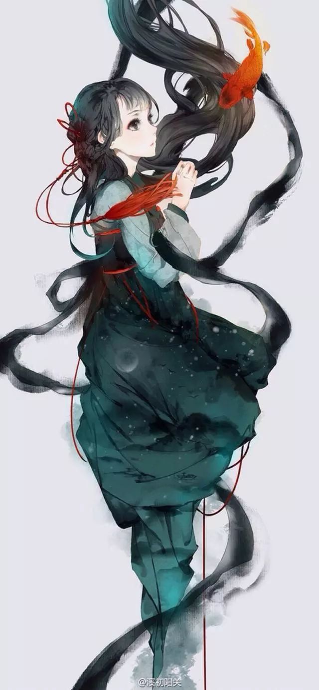 画师溪初阳关：创作的初心来自女神—伊吹五月