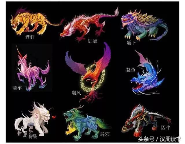 龙生九子的图片及意义,为什么说龙生九子