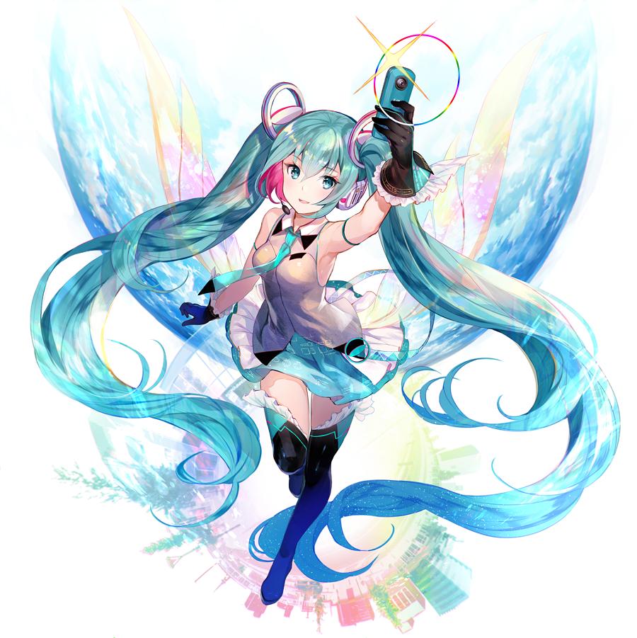 初音未来cos拿录取通知书,初音未来交响乐曲会cos
