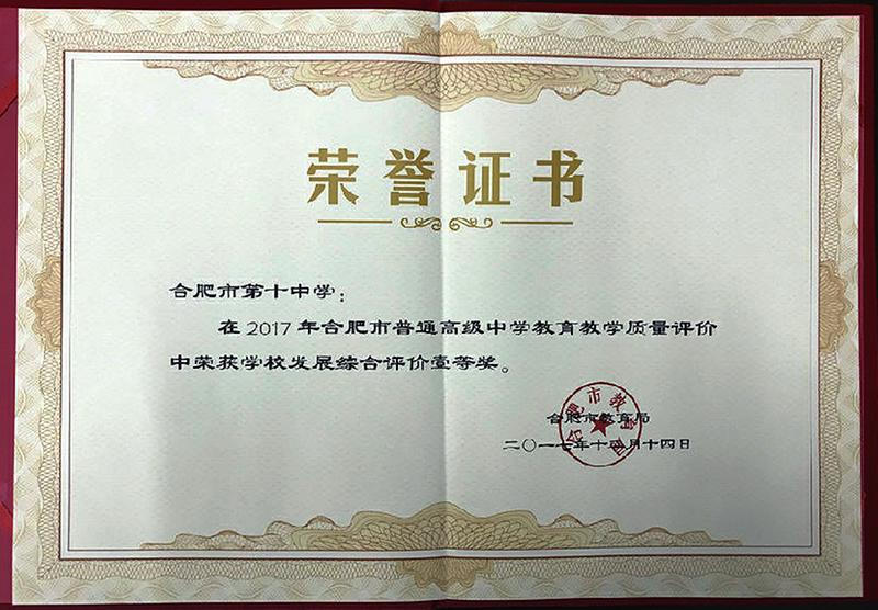 合肥10中高考,2020合肥10中本科录取率