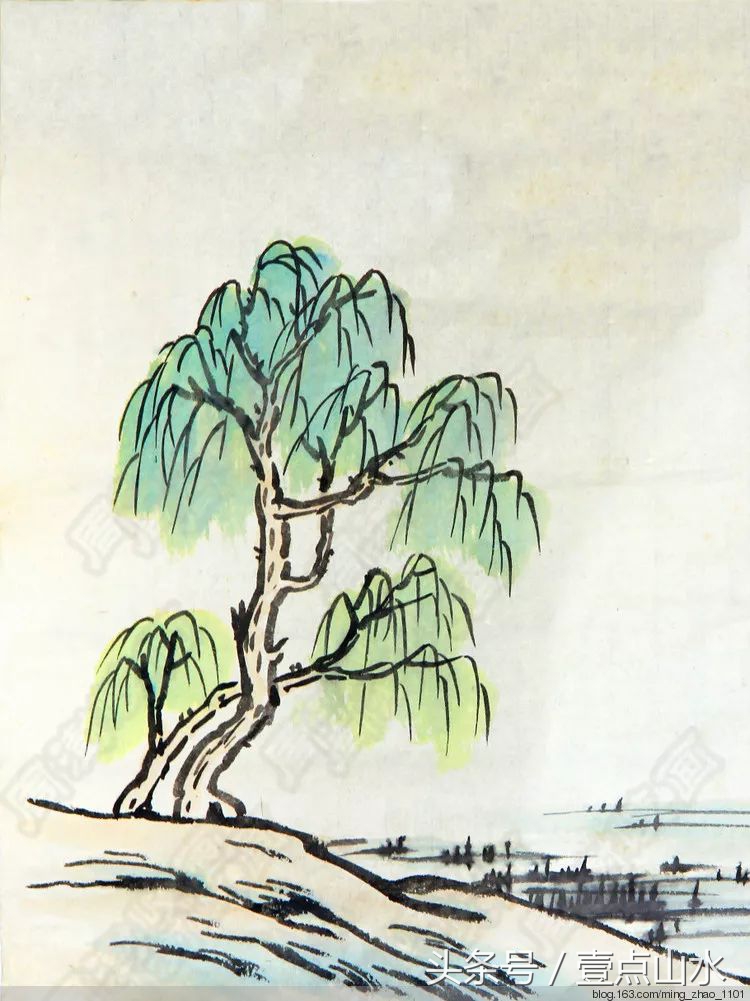 画山水风景画入门教程,山水画入门教程从零开始学国画