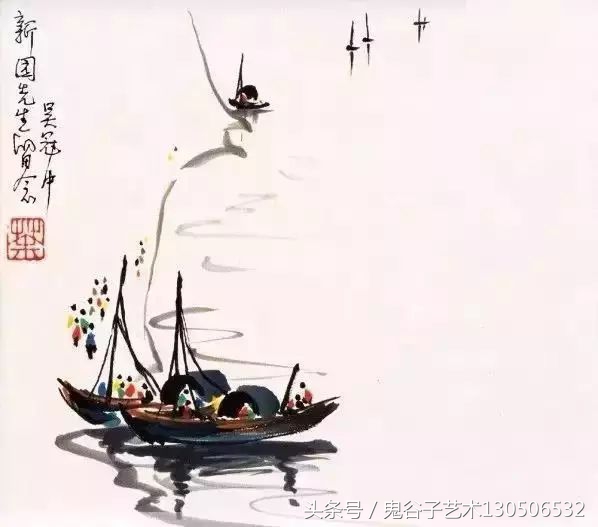 吴冠中笔下的船在哪里,吴冠中笔下的船图片