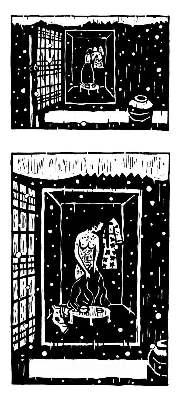 毒打、强奸、*虐性**……他把一个女人故事画成漫画，看到第几张你哭了