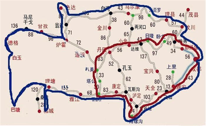 四姑娘山稻城亚丁色达线路,亚丁稻城和四姑娘山是一个地方