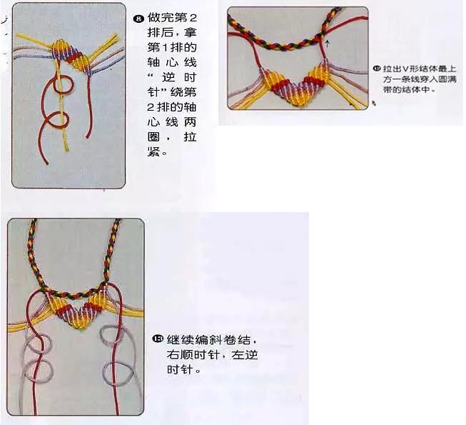 文玩手链绳结编法图解大全,怎样编手串绳结挂物