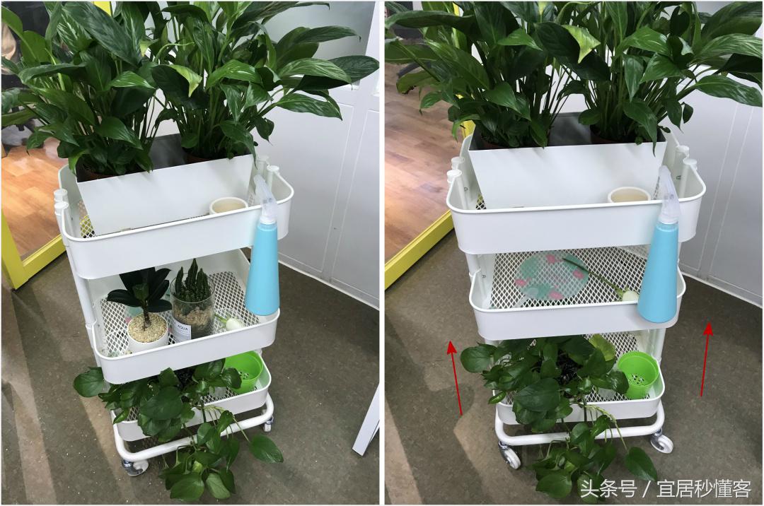 宜家家居收纳推车,宜家拉斯克推车