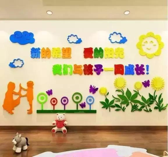 幼儿园墙面装饰教程简单,幼儿园墙面装饰好玩的颜色
