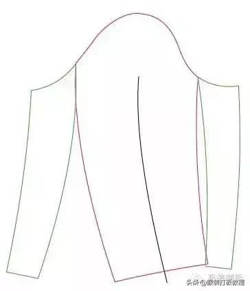 大海服装睡衣袖子裁剪教程,服装裁剪袖子教程大全