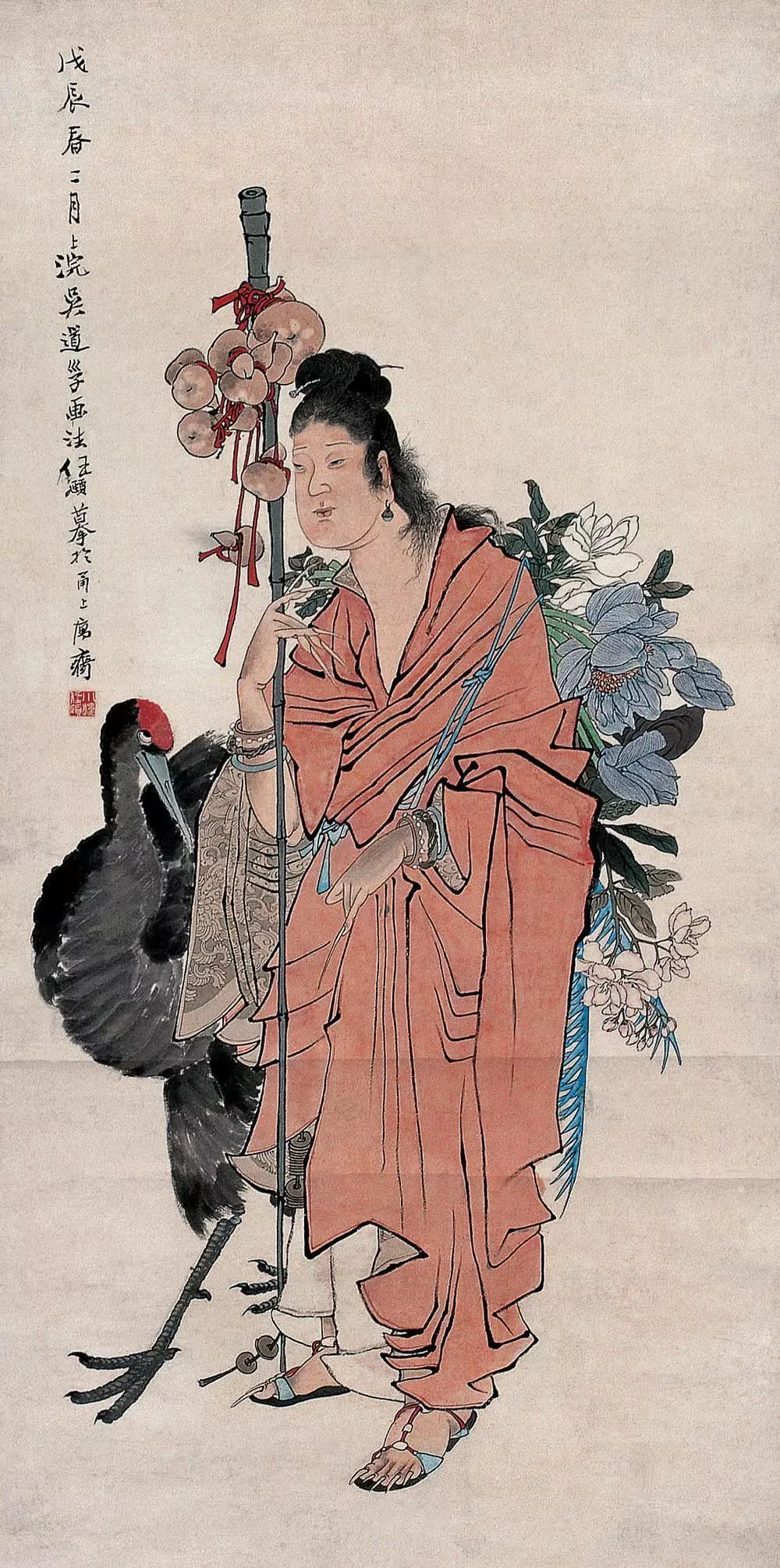 线条无人超越的大师任伯年 (任伯年线条作品)