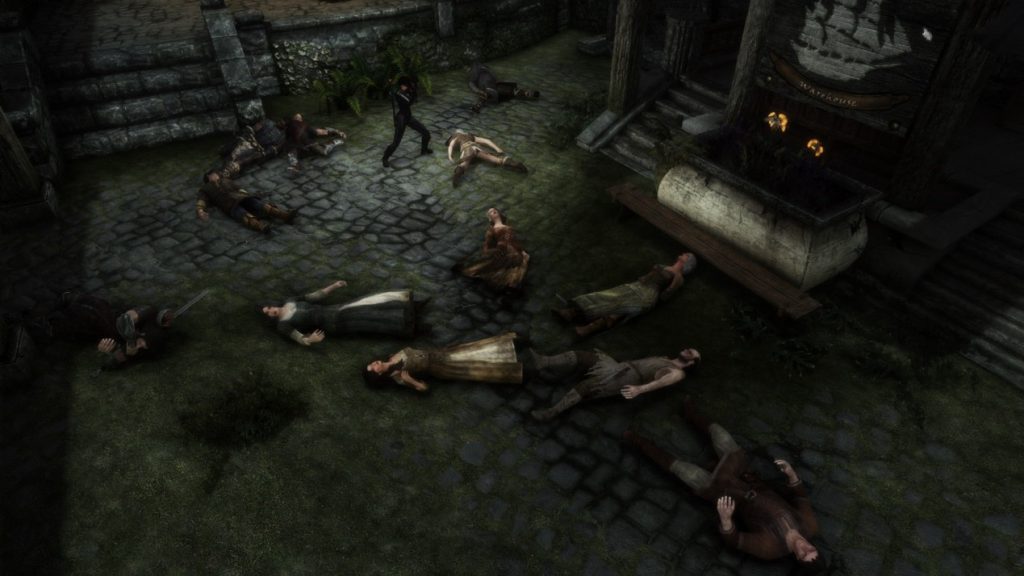 上古卷轴5天际深度解密,上古卷轴5天际斩杀动画