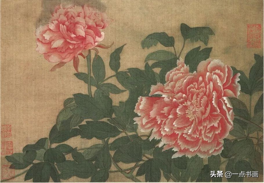 清代画家沈振麟花鸟动物作品欣赏,清代名家山水工笔画作品欣赏