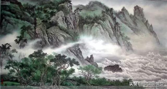 张利国画山水画欣赏,张富君山水画新作品图片