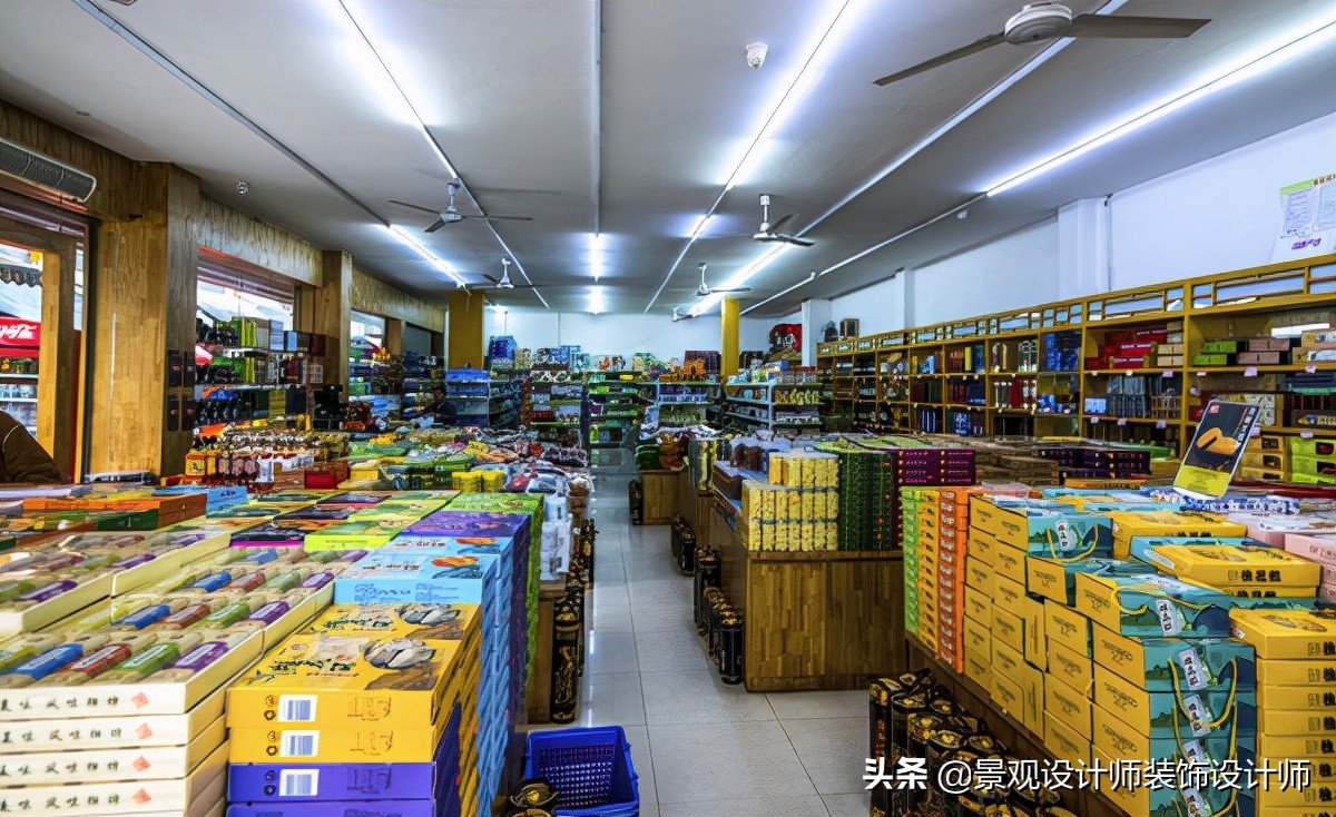 超市设计图视频,小超市货架摆放设计