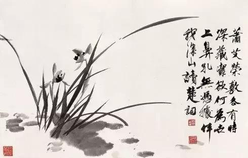 水墨怎么画兰花最好看,如何画兰花大全图片