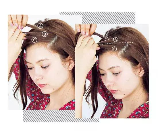 鱼骨辫向内编的编发教程,鱼骨辫的编发教程图解