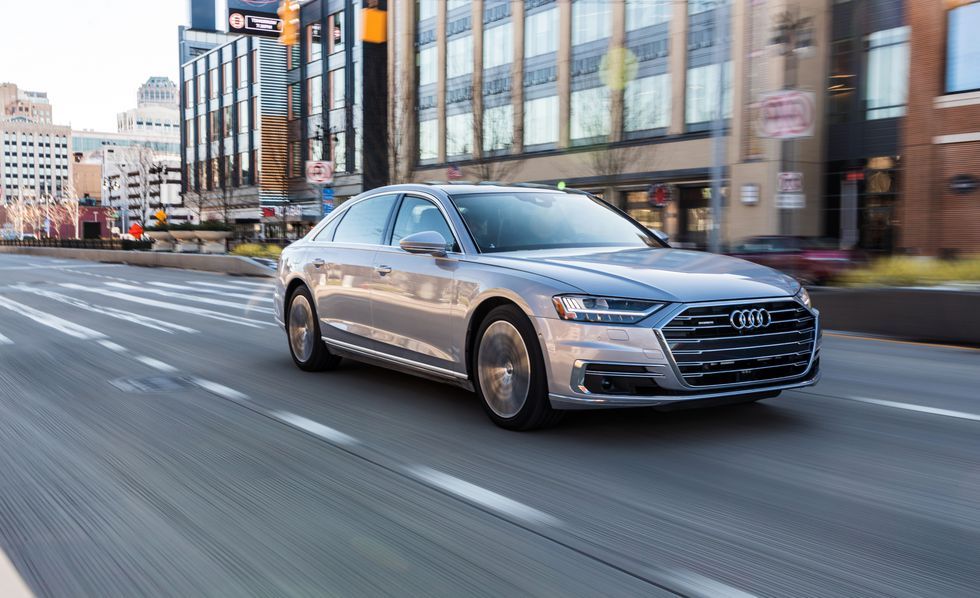 2019款奥迪a855tfsi豪华版二手车,试驾奥迪a82020款