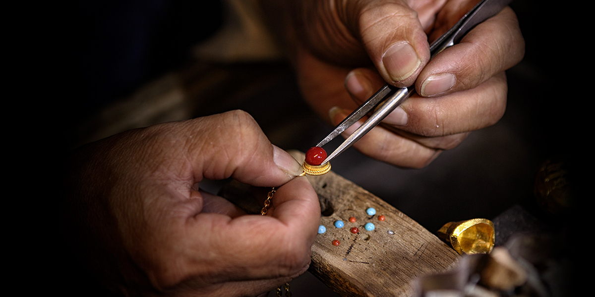 古法手工黄金配件,古法手工黄金寓意