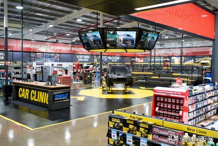 悉尼SupercheapAuto汽车用品旗舰店设计