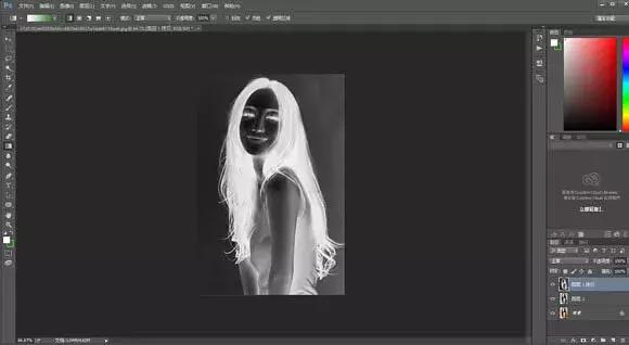ps简单制作木刻效果,ps制作小图标黑白人物