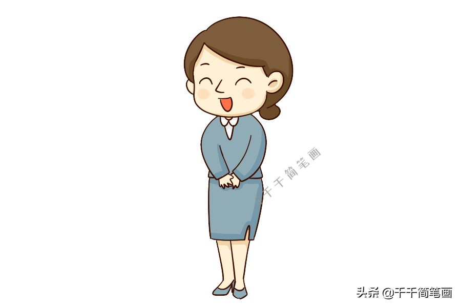 教画q版人物,教画画人物q版