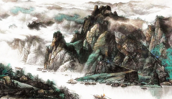 郜宗远水墨山水画作品欣赏,郜宗远作品价格