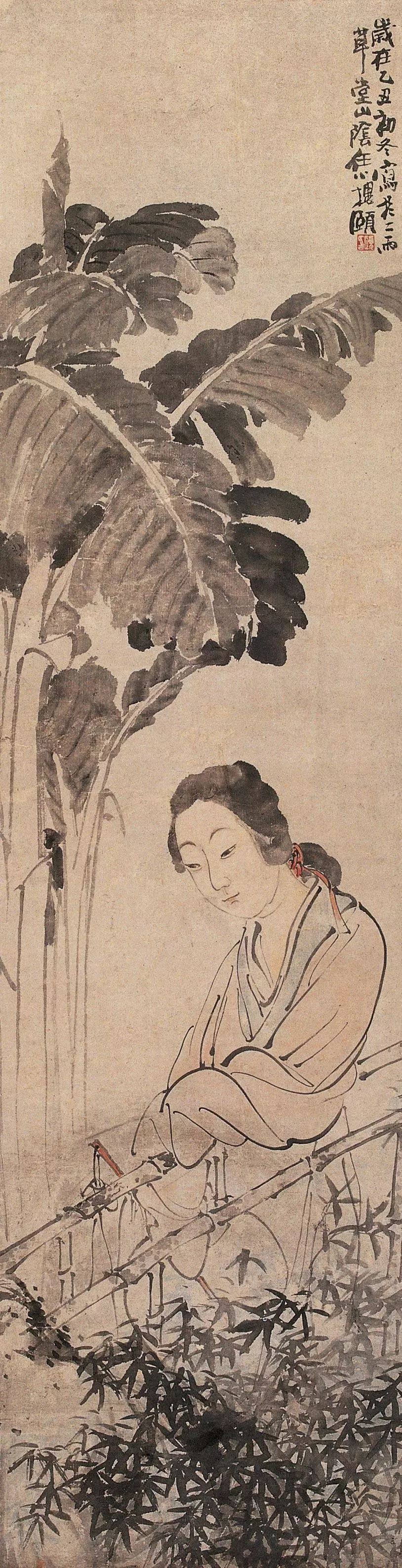 线条无人超越的大师任伯年 (任伯年线条作品)