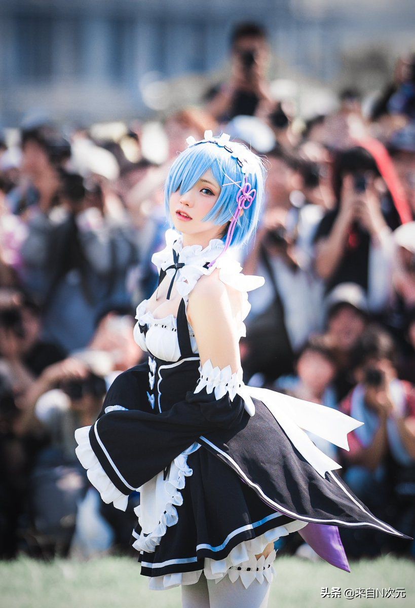同人漫展c96：雷姆和初音未来coser萌翻天，另类血小板太过雷人
