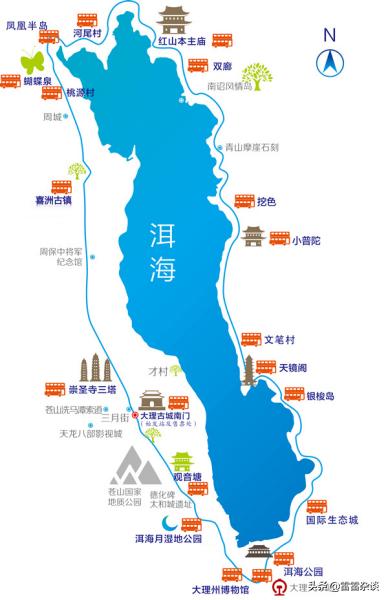 贵州云南大理洱海旅游攻略,大理洱海骑行