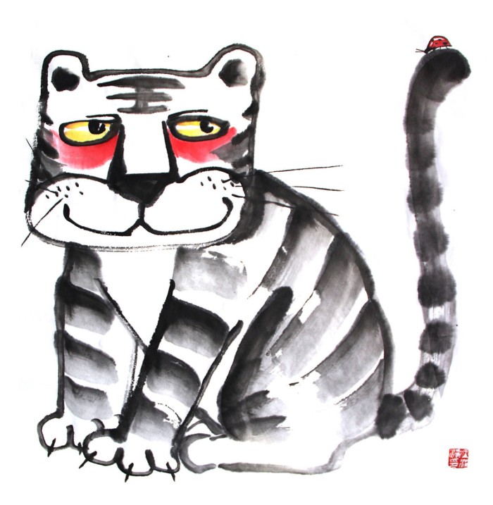 儿童国画作品,儿童国画领会