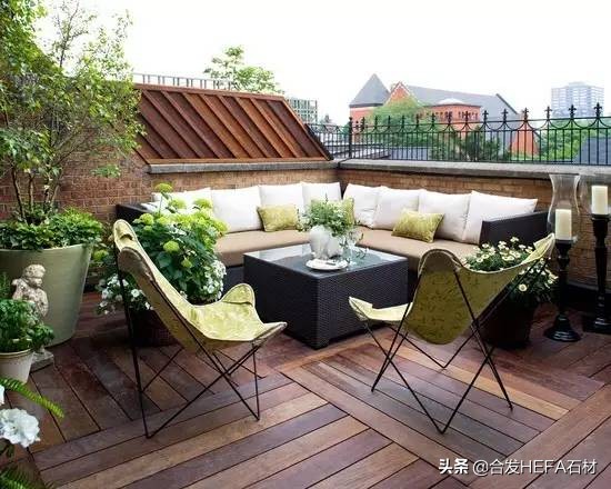 东莞庭院铺地红砂岩石材,芝麻灰石材庭院铺地效果