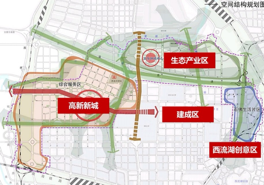 青岛高新区区位位置划分,青岛高新区区位划分图