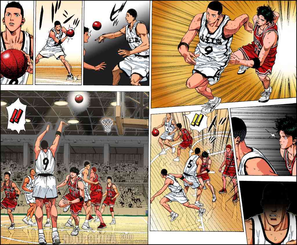 灌篮高手全国大赛全彩版漫画036话：怒涛汹涌的下半场