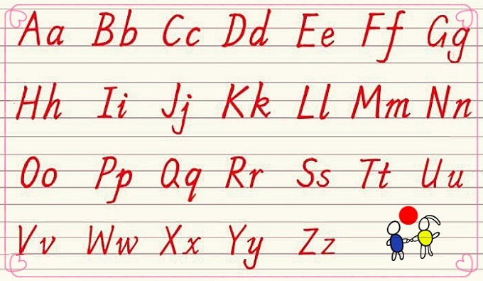 26个英文字母笔顺笔画顺序,英语26个字母大小写笔顺
