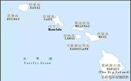夏威夷距离美国本土3700公里,夏威夷离中国福建省多远