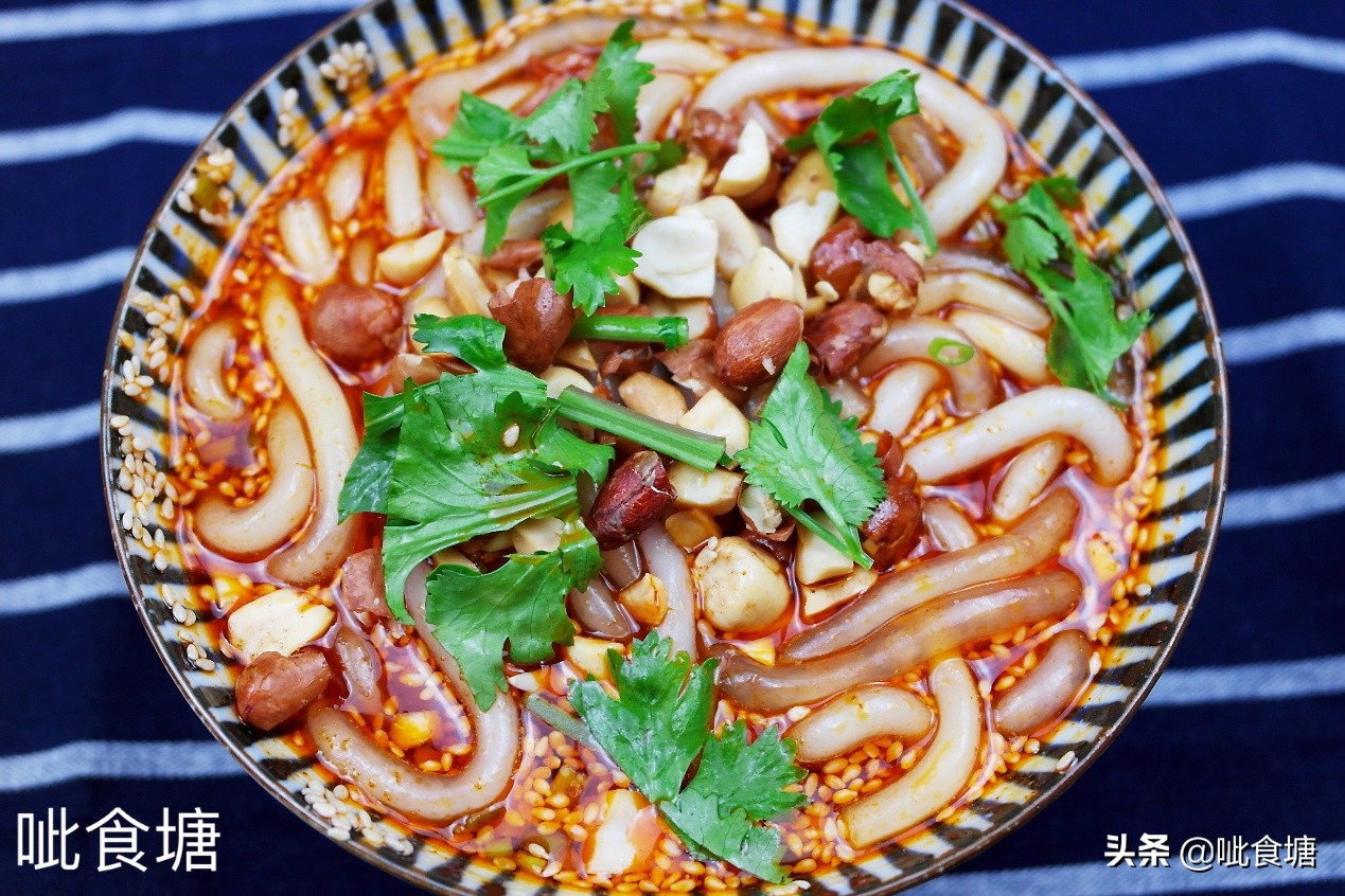 减脂期也可以吃的土豆酸辣粉,酸辣土豆粉减肥食谱图片