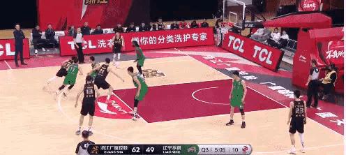 广厦和辽宁这个赛季交手记录,辽宁102比98广东集锦