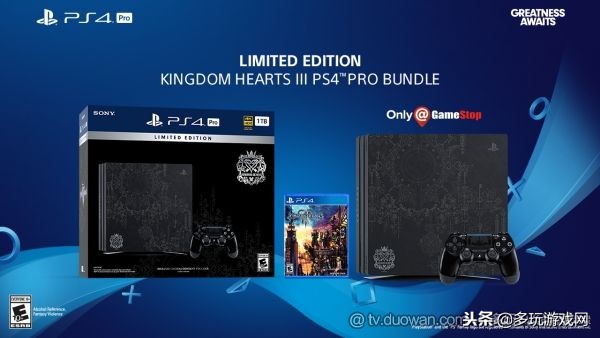《王国之心3》PS4Pro限量版套装详情公布欧版包含豪华版游戏