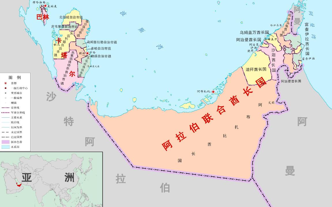 阿联酋是一个独立的国家吗,阿联酋都有哪些国家