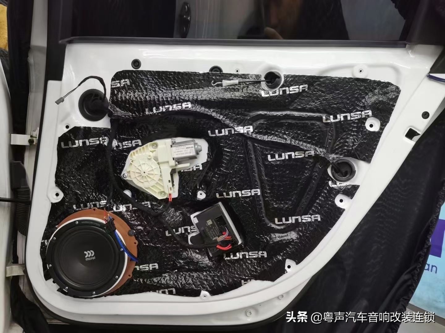 奥迪a4l改装摩雷音响,汽车音响改装奥迪a4l